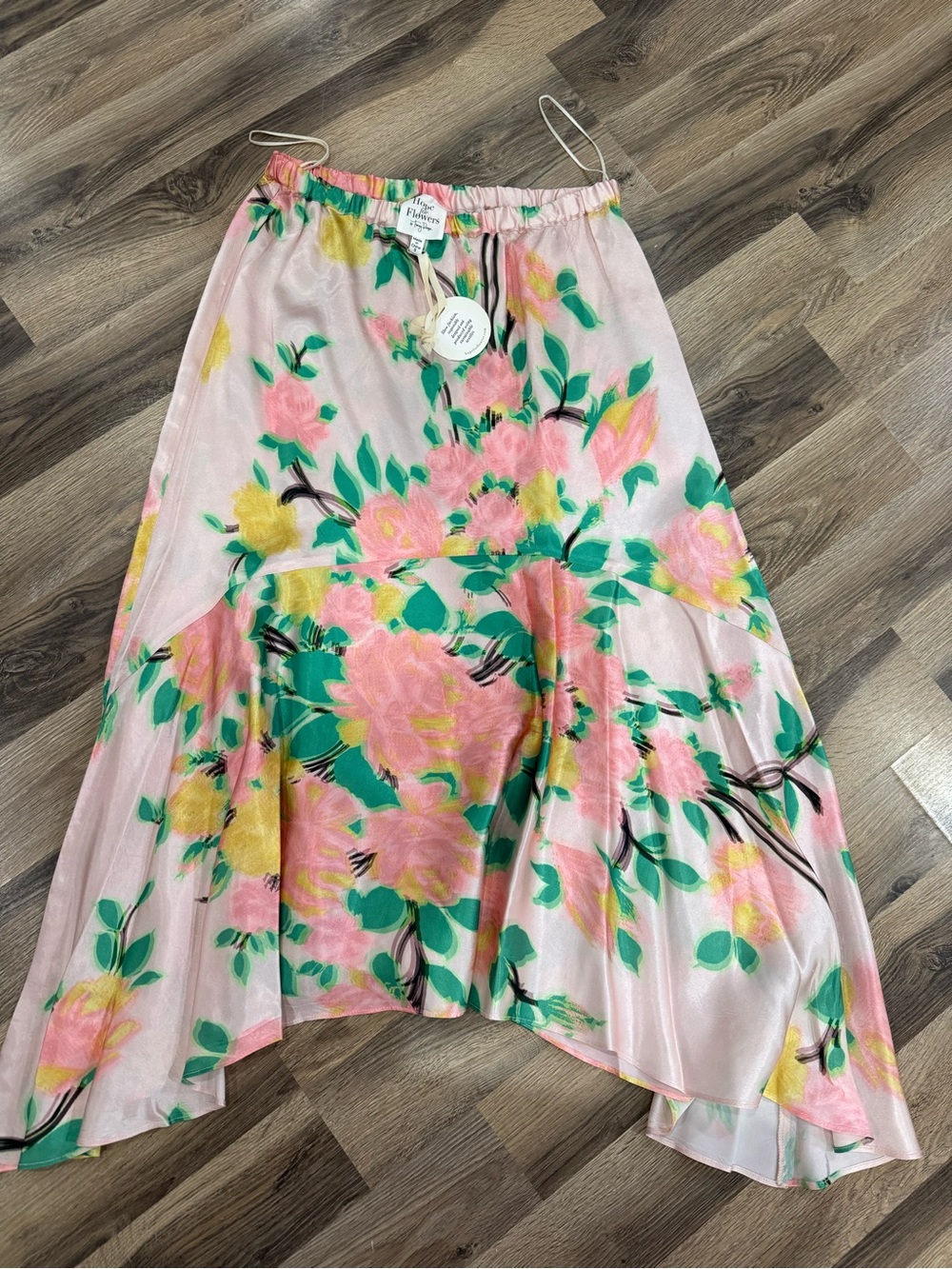 Floral Pink Summer Skirt